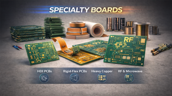 Specialty & Custom PCB Manufacturing