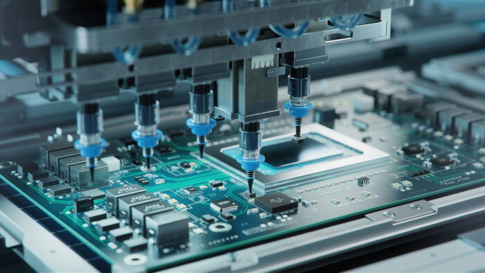 Advanced machinery being used for PCB Services Naperville IL, PCB Services Schaumburg IL, and PCB Services Chicago IL